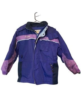 Columbia Kids' Purple Waterproof Raincoat